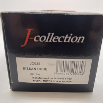 J-COLLECTION 1/43scale Nissan Cube SX 2003 Neo Classical Air Blue