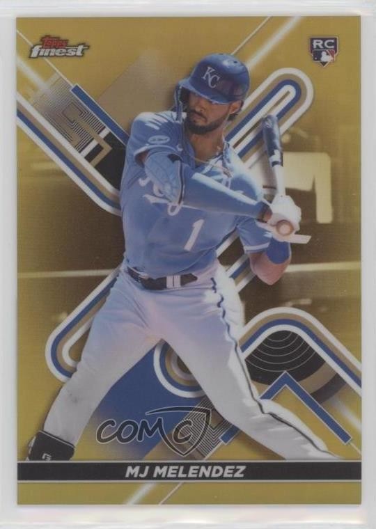 2022 Topps Finest Gold Refractor 39/50 MJ Melendez #57 Rookie RC v9t