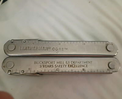 Leatherman Core Multi-Tool Stainless Steel Silver 4 Tools Knife File Ruler