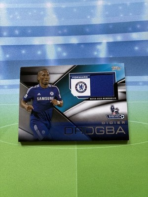2014 Topps Premier Gold Football Fibers Relics Didier Drogba Chelsea