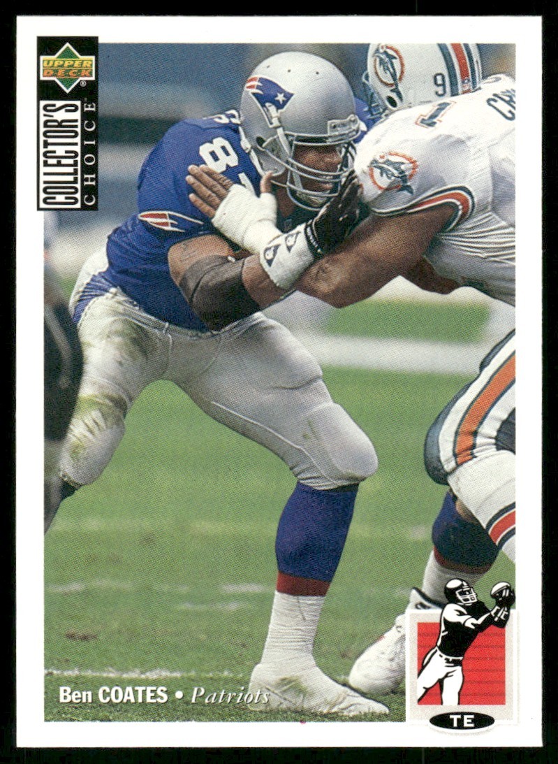 1994 Collector's Choice Ben Coates New England Patriots #153