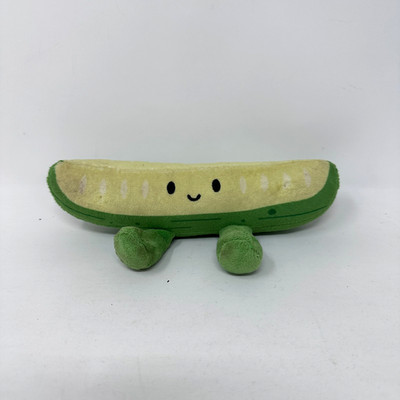 Frankford Claussen Pickle Plush Stuffed Animal Green Cute Fruit Comfort Food 7''