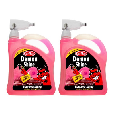 #ad Carplan Demon Shine Spray On Shine Car Wax Polish Spray amp; Wipe 2L Gun x2 GBP 23.99