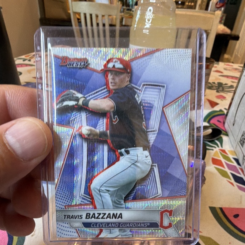 2025 Bowman's Best Top Prospects wave refractor Travis Bazzana Guardians Ssp