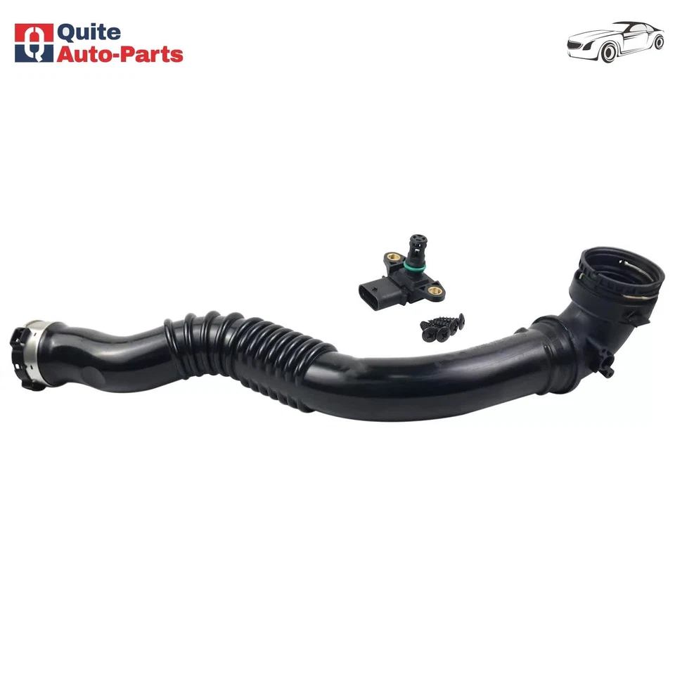 For 2015-2016 BMW 228i xDrive Convertible Intake Hose Intercooler w/Sensor - Image 3 of 4