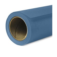 Savage 53"x36' Widetone Seamless Background Paper - Blue Jean, Single