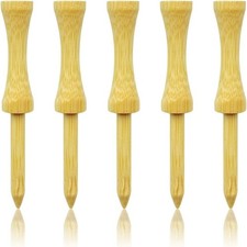 Step Down Golf Tees 2-1/8"or 2-3/4"or 3-1/4" 100 Count Wooden Golf Castle Tees