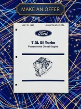 1997 Ford 7.3l Powerstroke Diesel Tsb 97-15a Fcs-12178-97 Oem Manual
