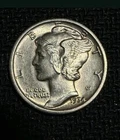Choice Uncirculated 1934 Mercury dime 10C Full Bands Blazer no reserve