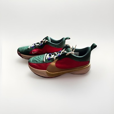 Nike Freak 5 Keep It A Buck Size 5.5Y DZ4486-600 Basketball Shoes Gym Red/Gold