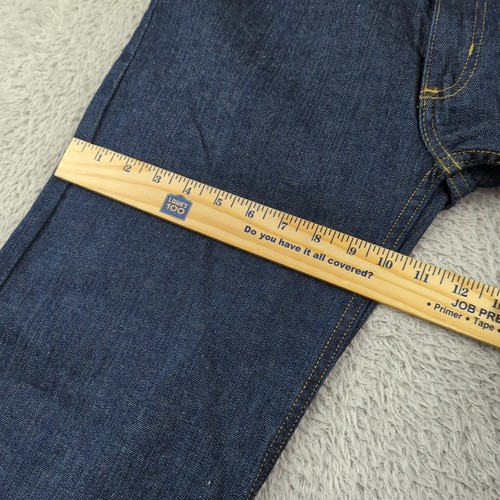 Vintage Nautica Jeans Boys 20 31x32 Blue Dark Denim Easy Fit Baggy Y2K 90s - Picture 14 of 22