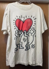 Pre-Owned Abercrombie & Fitch The Trevor Project XXL Off White Crew Neck Tee