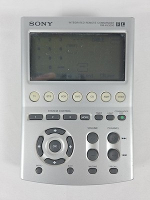 Sony RM-AV3000 Integrated Universal Touchscreen OEM Remote Commander - TESTED - 