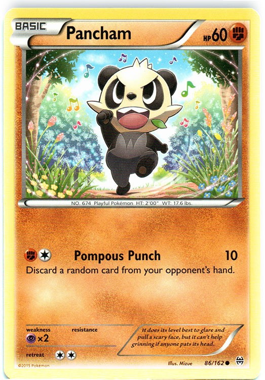 Pancham - 86/162 - Common - Lightly Played