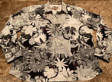 ROBERT GRAHAM LONG SLEEVE BUTTON UP AOP ALL OVER PRINT SHIRT  MENS 3XL 