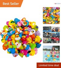 Rubber Ducks Bulk 30-Pack Assorted Bath Toys for Kids Party Favors Collectors
