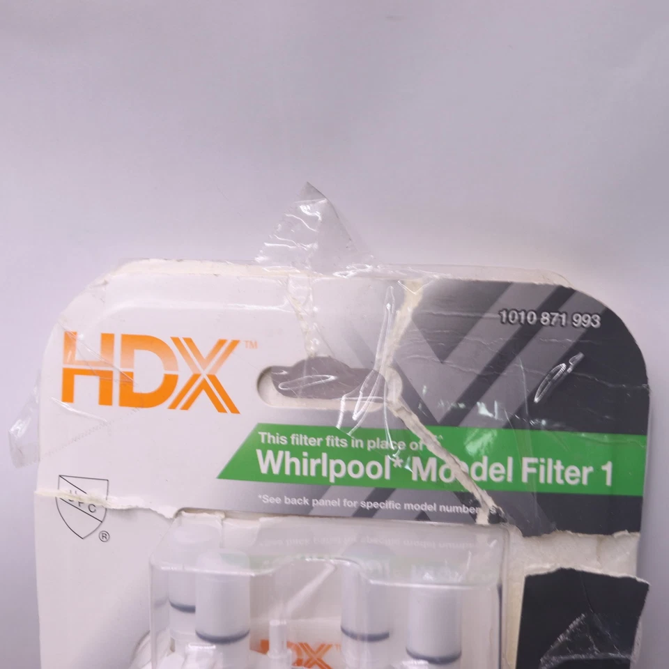 (2-Pk) HDX Refrigerator WaterFilter Replacement EQW-1 EFF-6038-2 - Image 2 of 4