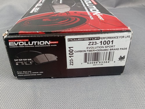 Power Stop Evolution Sport Ceramic Brake Pad Replacement Z23-1001 Carbon Fiber - Picture 4 of 24
