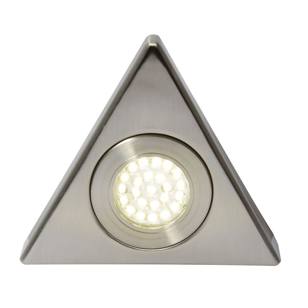Litecraft Scott Under Cabinet Light 1.5 Watt Warm White Integrated LED - Nickel