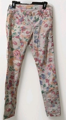 Y2k YMI Floral Jeans Low Rise Size 9