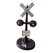 Vintage Marx O Gauge Railroad Crossing Signal Light Train Accessory USA Made