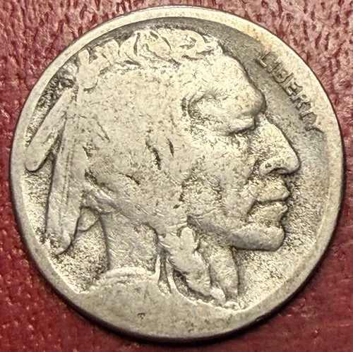 1917-S Buffalo Nickel. Free Shipping