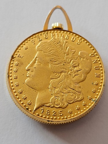 PINGARD-"ONE DOLLAR"-CASSA A MONETA-PLACCATO ORO-DA TASCA-MANUALE-EB 1333-SWISS - Picture 10 of 24