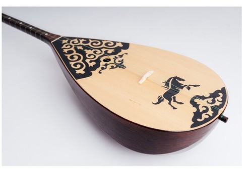 Dombra - professional Kazakh national musical instrument 98 cm Dombura Dombyr - Picture 3 of 4