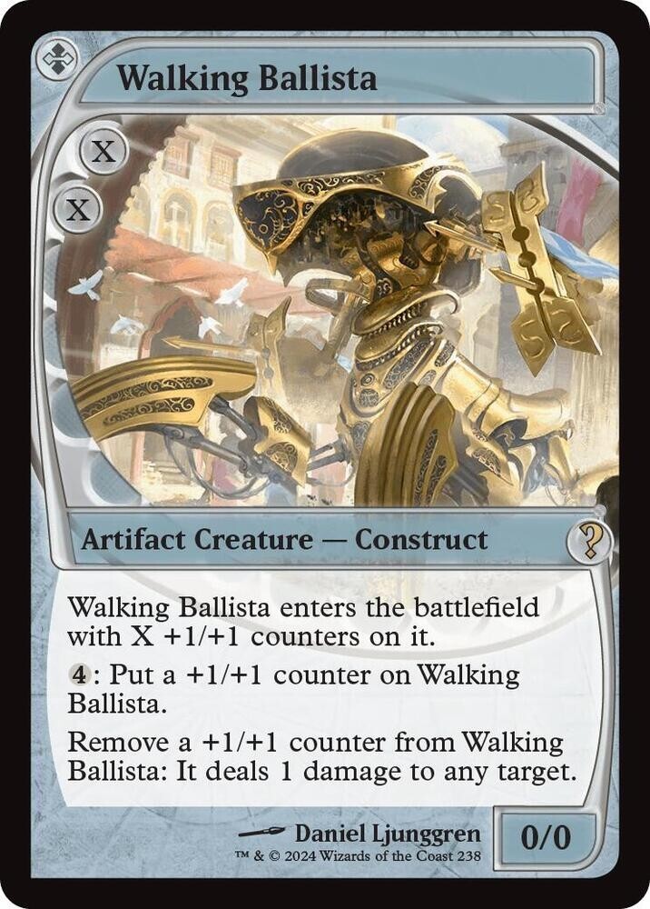 mtg cards like walking ballista Walking Ballista (Future Sight) [Mystery Booster 2] Damaged