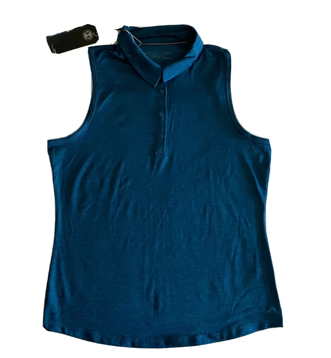 Womens under armour sleeveless golf shirt Clearance