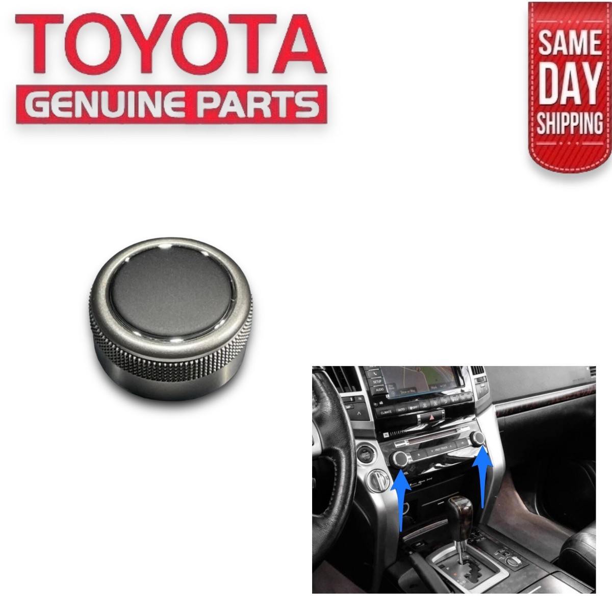 09 - 13 TOYOTA LAND CRUISER RADIO RECEIVER POWER CONTROL VOLUME