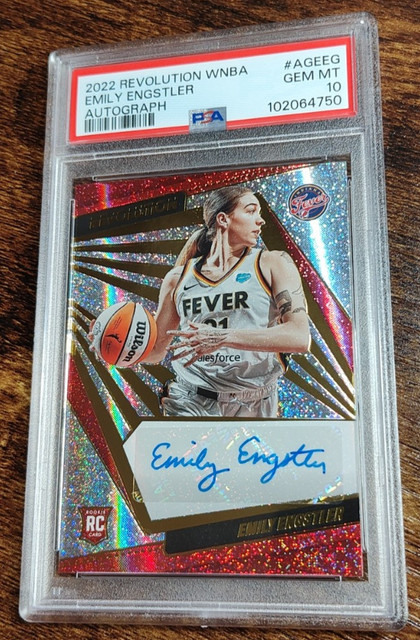 2022 Revolution WNBA Emily Engstler RC AUTO PSA 10 POP 1 ROOKIE