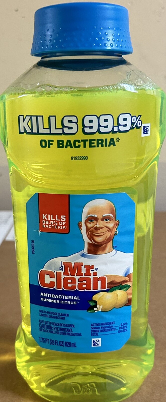 Mr. Clean MultiPurpose Antibacterial Cleaner, Summer Citrus, 28 Oz eBay