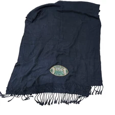 Packers Football Scarf Wrap Faux Rhinestones & Fringe Black, Green & Gold