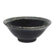 Japanese 7"D Porcelain Ramen Soba Noodle Soup Donburi Rice Bowl, Made in Japan