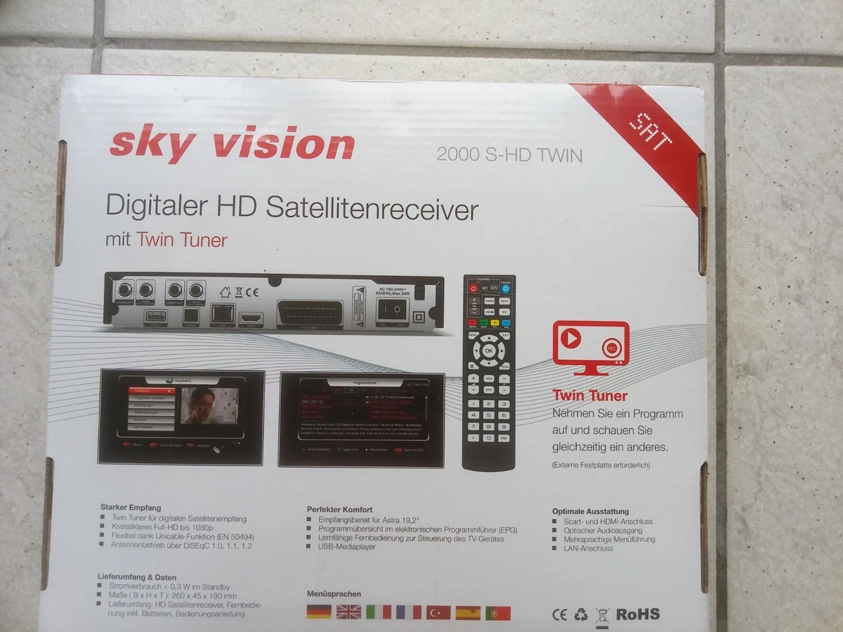 Sky Vision 2000 S-hd Twin Bedienungsanleitung Deutsch Politisch Lebensraum klar sky vision 2000 s hd twin Händler