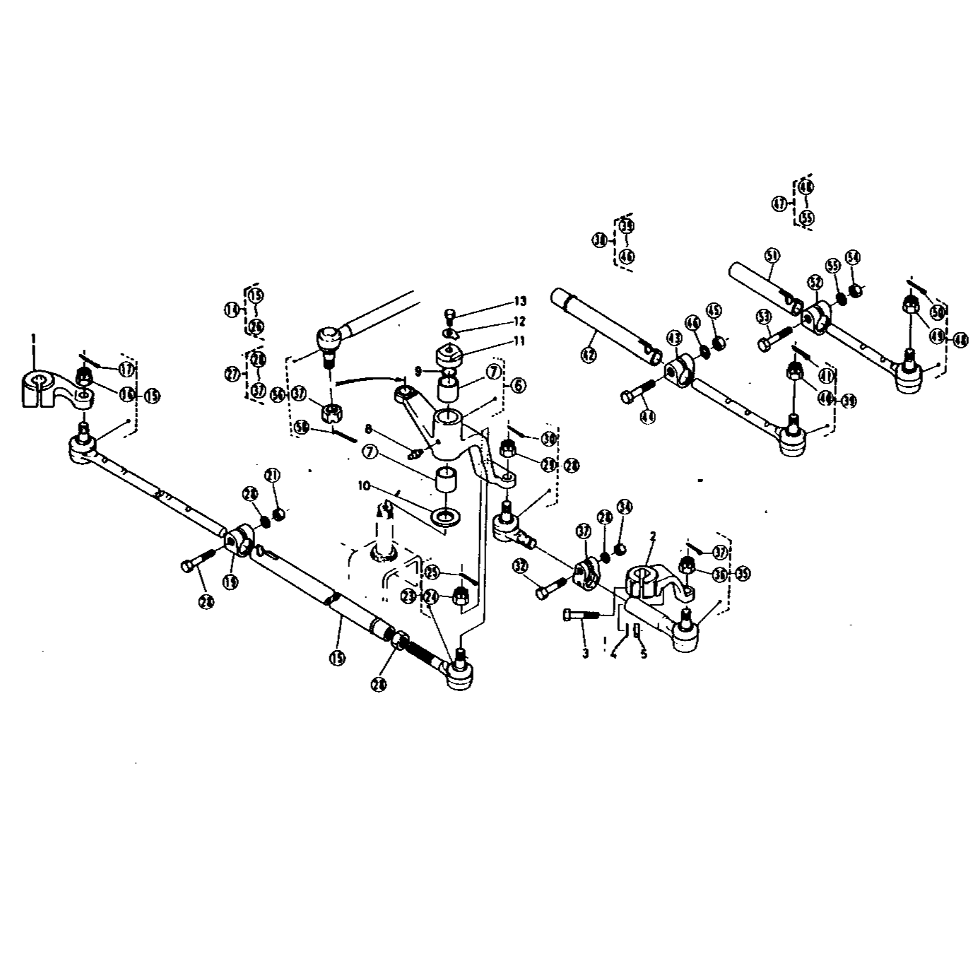 Kubota Original 3620062932 Tie Rod Steering Linkage L345 M4500DT &More