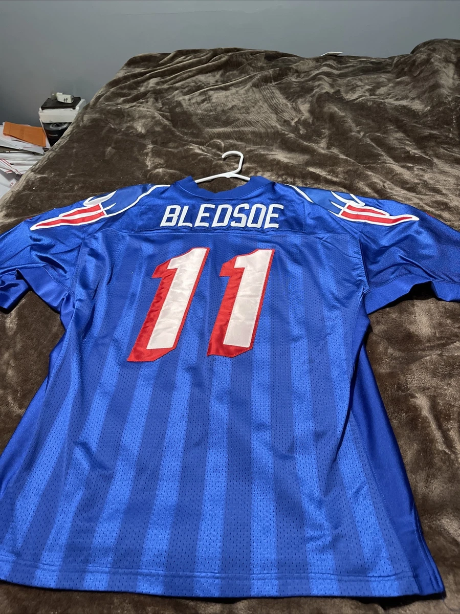 Rare New England Patriots Vintage Stitched Drew Bledsoe Jersey