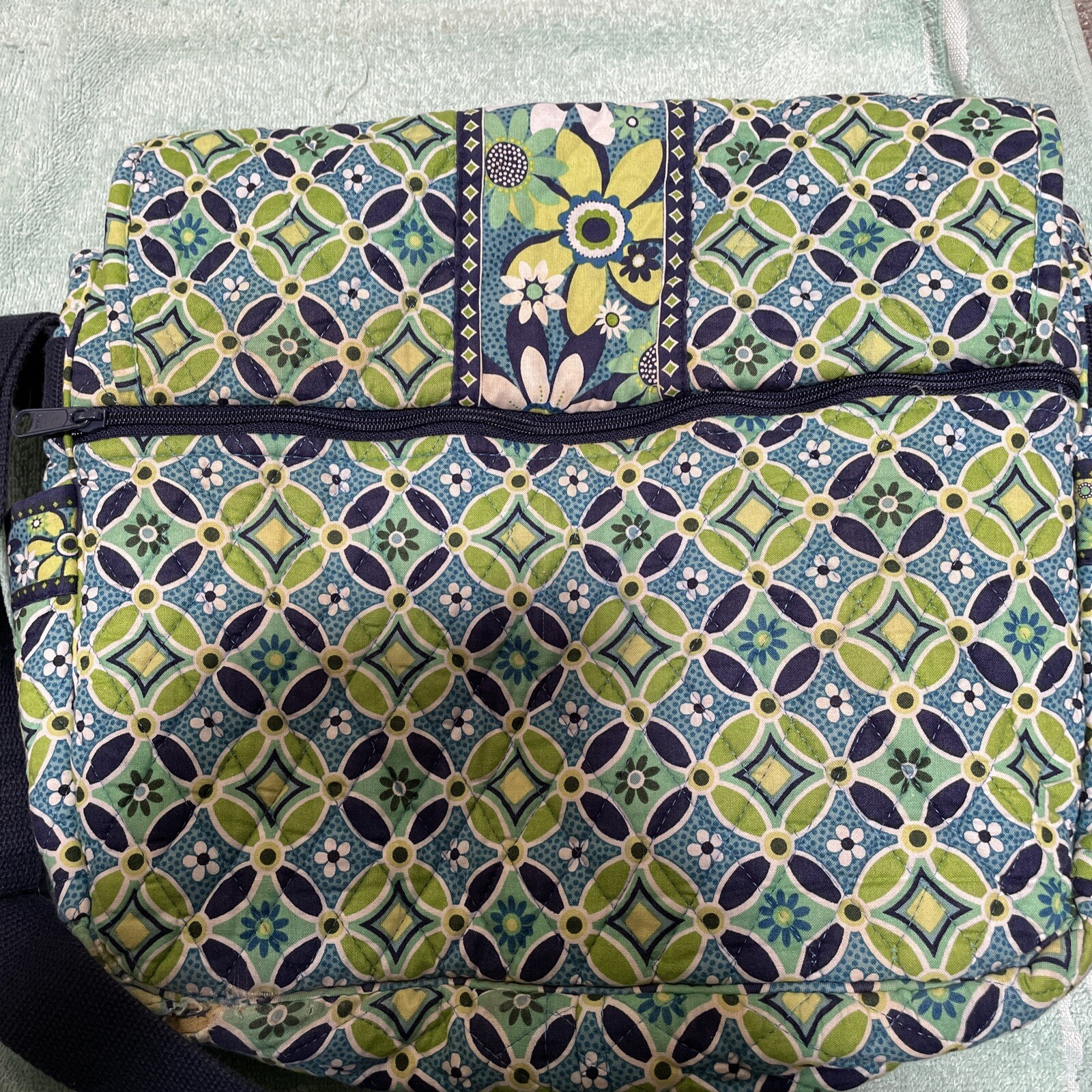 Vera Bradle Large Locking Adjustable Bag Retired … - image 10