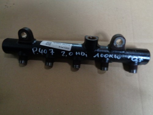 Peugeot 407 2,0 HDI 100KW 04- Railrohr Verteilerrohr Druckrohr 9656391180