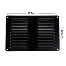 Air vent, Aluminium Louver Vent Black air vent Caravan Vent Powder coated vent