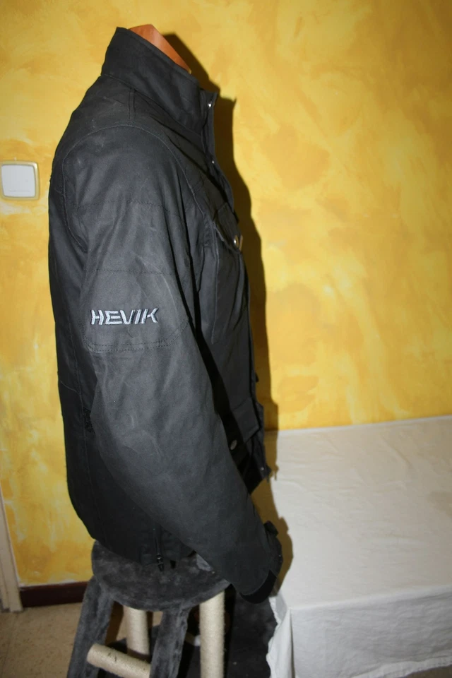 HEVIK - Veste Moto Touring  Portland   Noir -  Homme Taille L - Photo 3/4