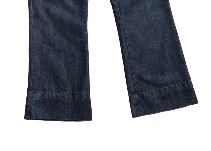 FREESTYLE Womens Size 3 Capri Cropped Dark Wash Denim Blue Jeans 27