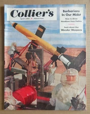 COLLIER'S magazine April 5 1952 WONDER WEAPONS-Art Carney Comedian-CAR & COKE AD