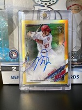 2021 Topps Chrome Ben Baller Edition Mike Trout GOLD REFRACTOR  Auto 7/50
