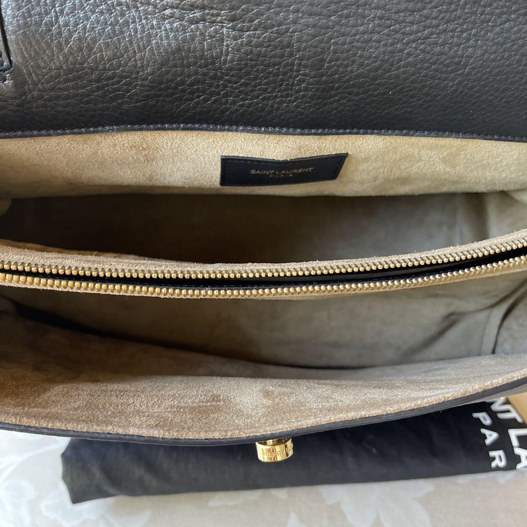 Borsa Saint Laurent Paris punta musa bicolore