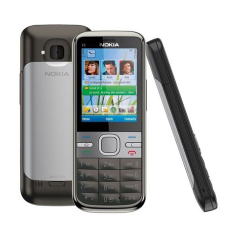 Original Nokia C5-00 Unlocked 3G 5MP Camera WCDMA Bluetooth GPS Bar Mobile Phone - 第 3/22 張圖片