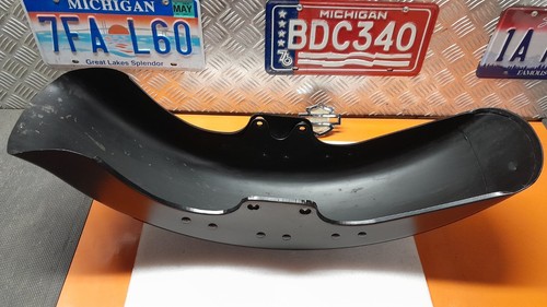 Harley Davidson parafango anteriore originale Softail Fat Boy nero opaco - Foto 13 di 14