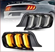2x RÜCKLEUCHTE RÜCKLICHT FÜR FORD MUSTANG 2015 - 2023 LED Rauchschwarz / EU