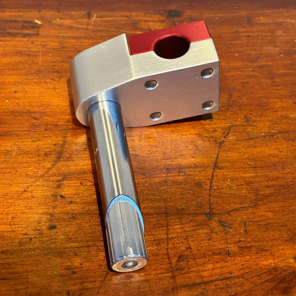 KUWAHARA - NITTO MX-2 - Vástago de pluma BMX tipo vintage 21,0 mm hecho en Japón - ROJO Foto 2 de 4